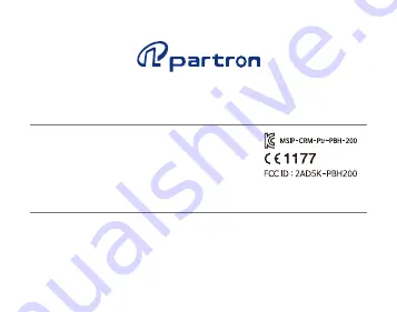 Partron Croise.R PBH-200 User Manual Download Page 24