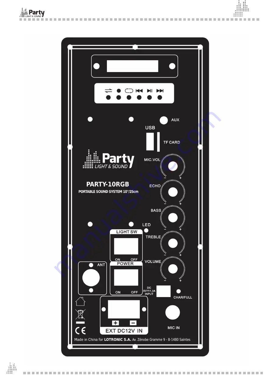 Party Light & Sound 15-6114PLS User Manual Download Page 2