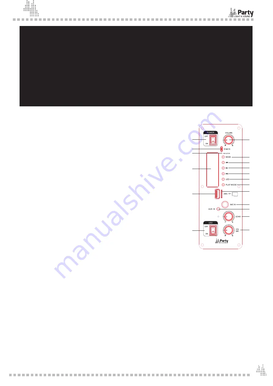 Party Light & Sound 8COMBI User Manual Download Page 9