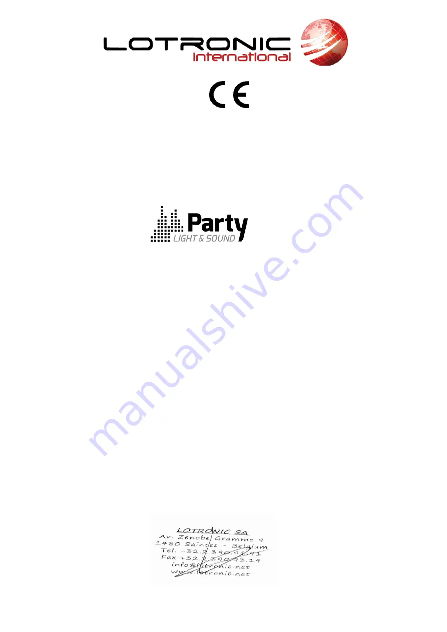 Party Light & Sound 8COMBI User Manual Download Page 23