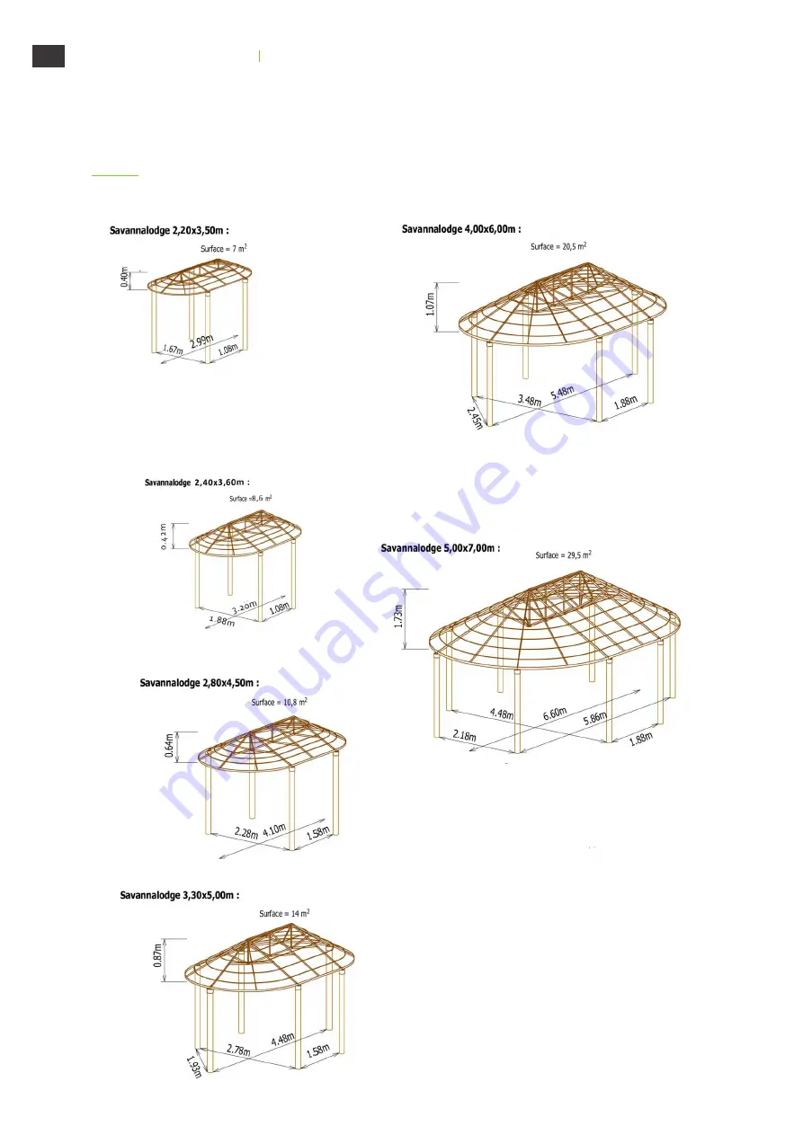 PartySpace Casa Africa SAVANNA LODGE OVALE... Скачать руководство пользователя страница 8