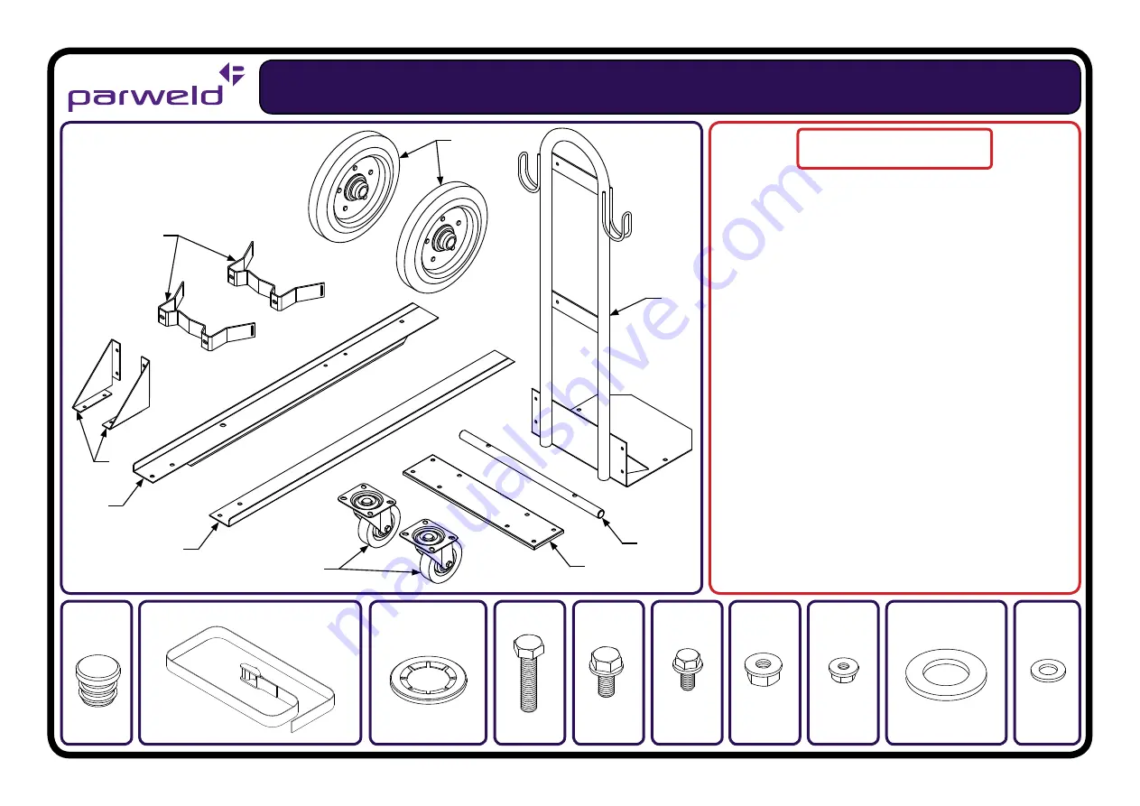 Parweld TR003 Assembly Instructions Download Page 1