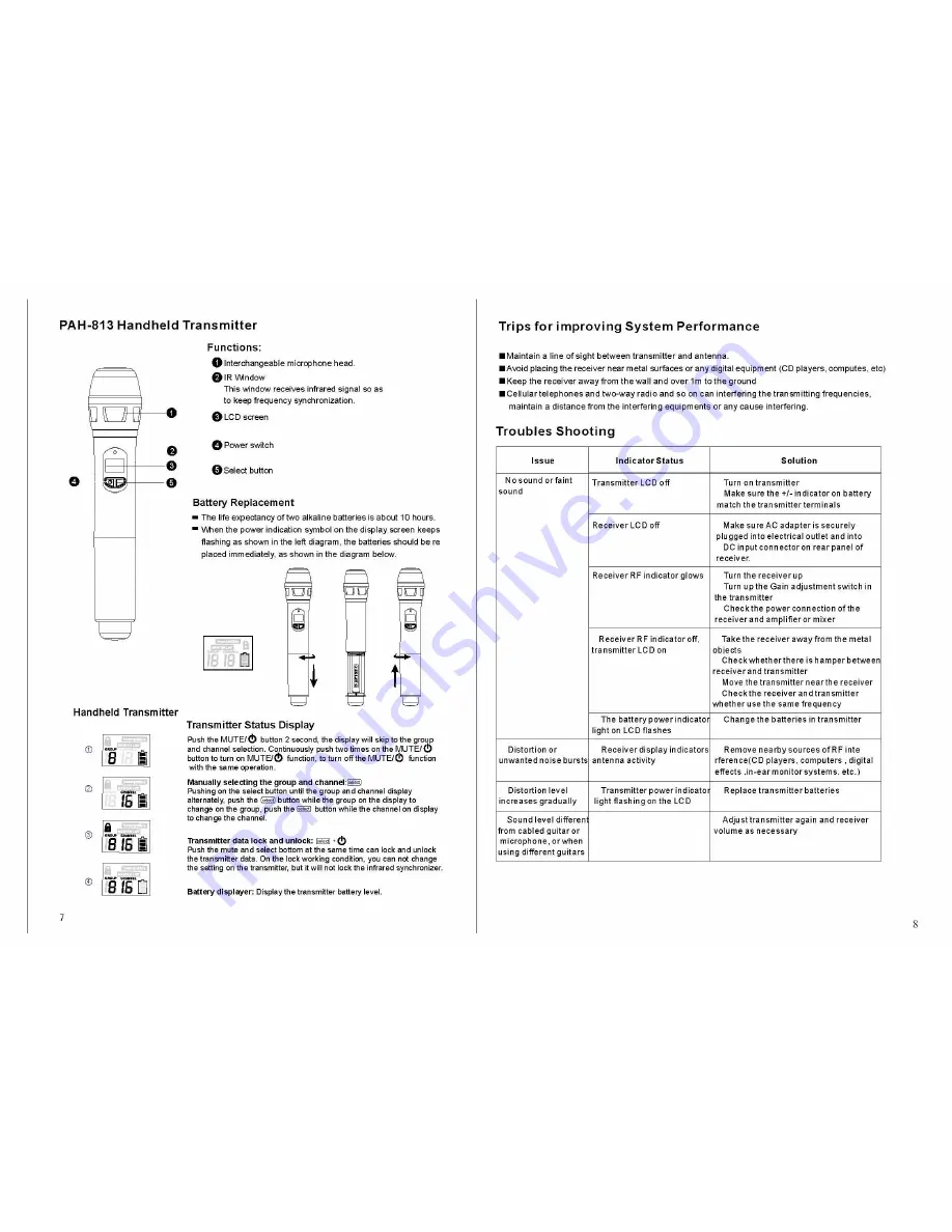 PASGAO PAH-720 User Manual Download Page 5