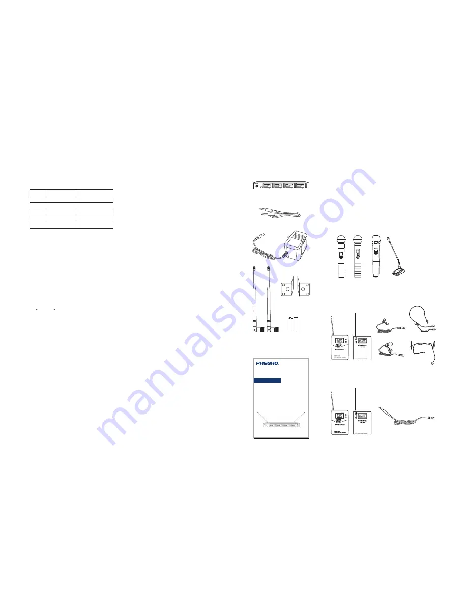 PASGAO PAW-4000 User Manual Download Page 5