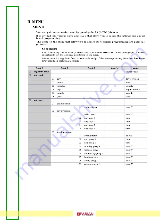 PASIAN Cp Luna User Manual Download Page 28