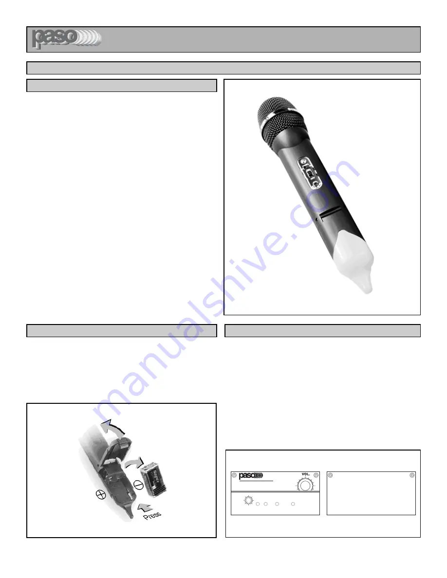 Paso Sound Products WPSS 100 Скачать руководство пользователя страница 7