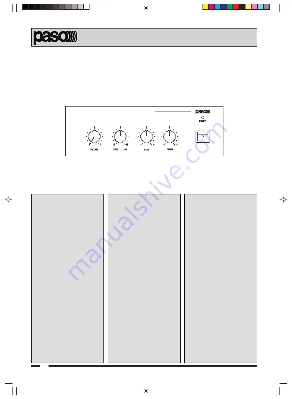 Paso AX3032 Скачать руководство пользователя страница 2