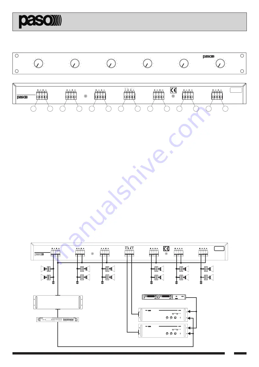 Paso P8056 Connecting Manual Download Page 1