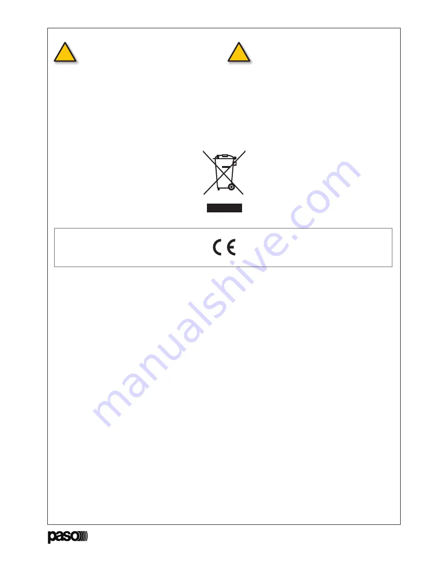 Paso PM2092-V Instructions For Use Manual Download Page 41