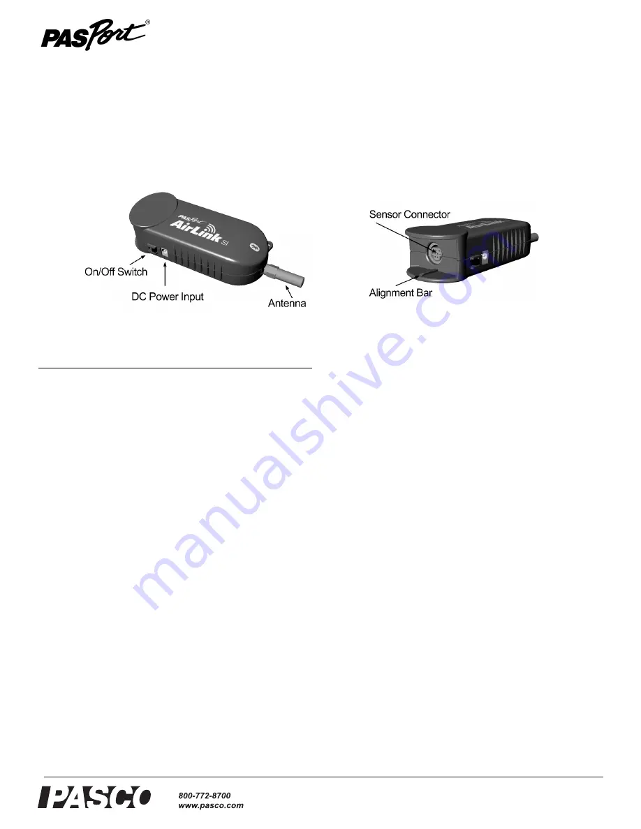 Pasport AirLink SI Instruction Sheet Download Page 1