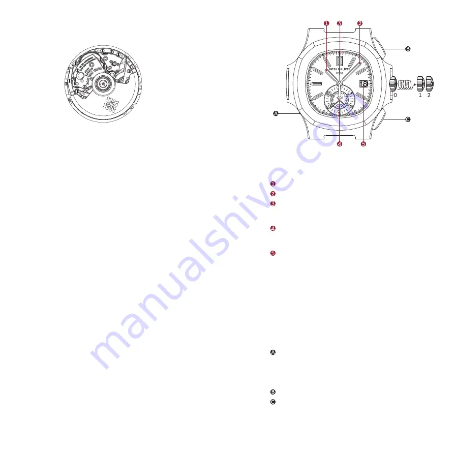 Patek Philippe NAUTILUS CH 28-520 C/522 Manual Download Page 33