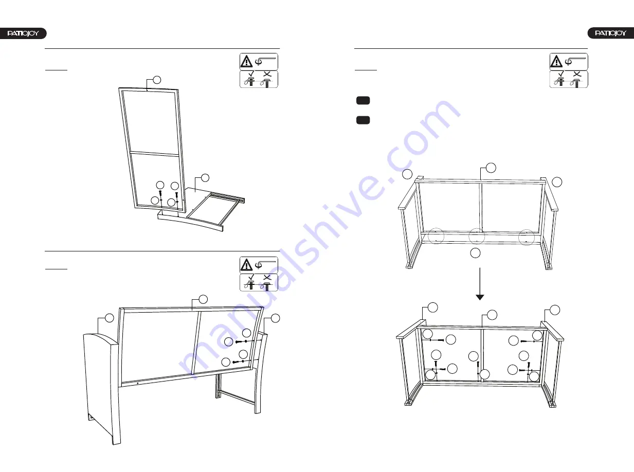 PATIOJOY HW68664 Manual Download Page 5