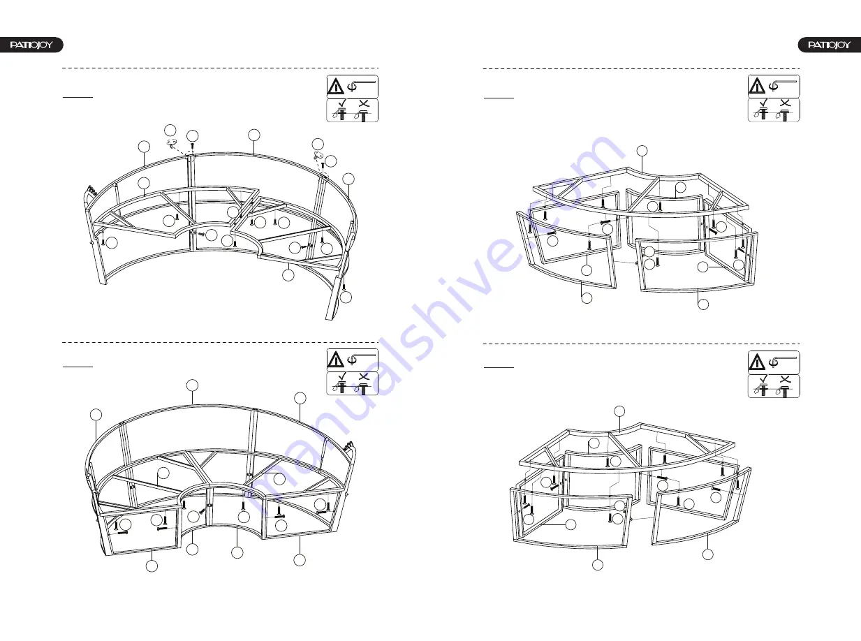 PATIOJOY HW68675 Скачать руководство пользователя страница 6