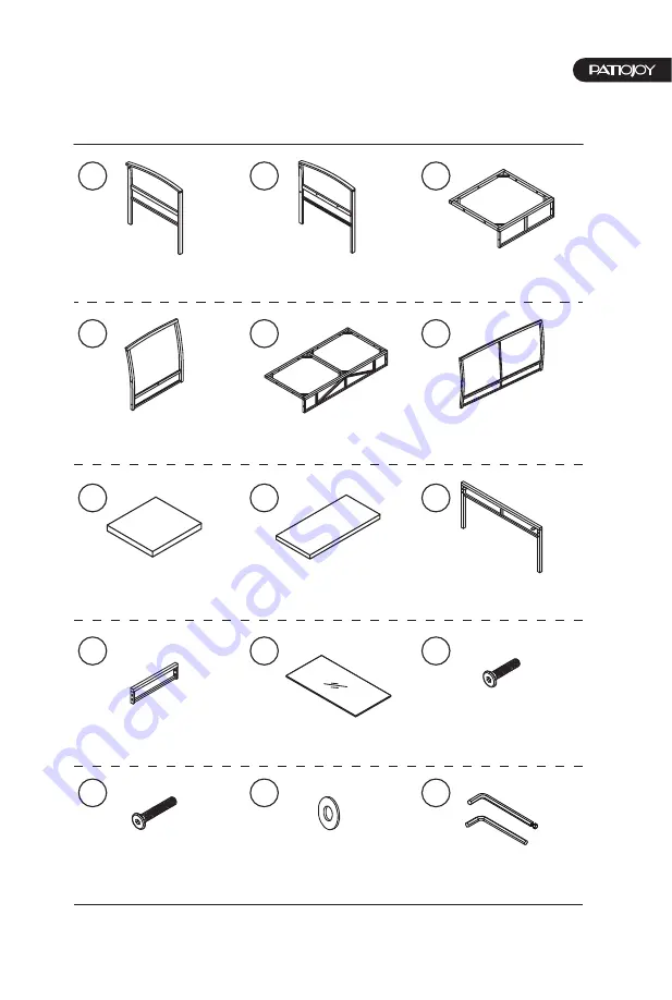 PATIOJOY HW68938 Manual Download Page 5