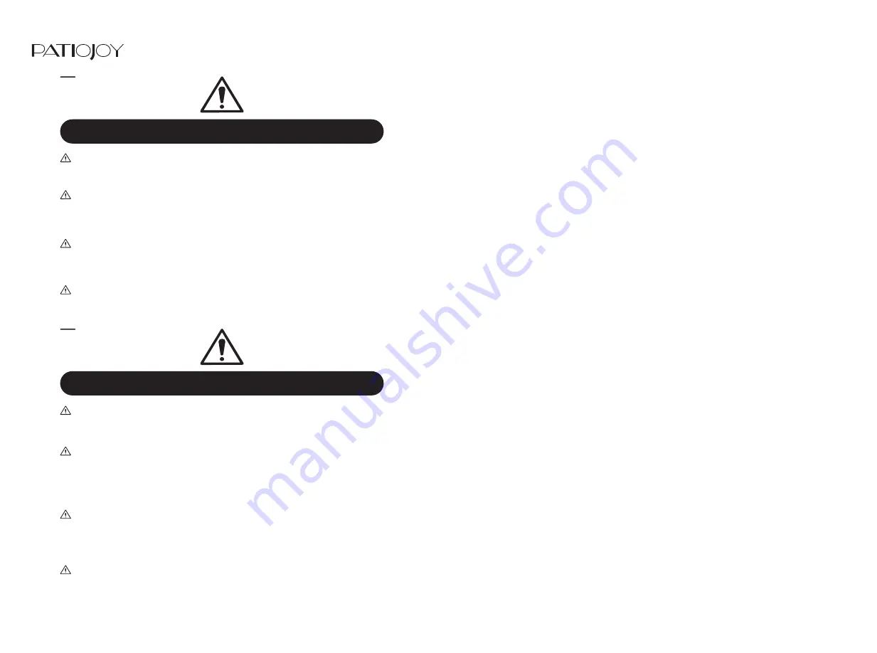 PATIOJOY HW70715 Manual Download Page 7