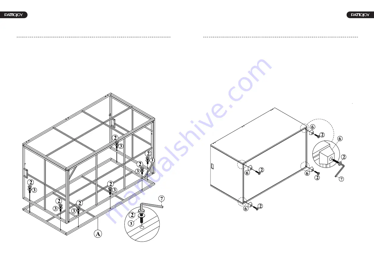 PATIOJOY HW70798 Manual Download Page 6