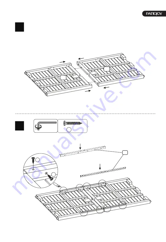 PATIOJOY HW70895 Скачать руководство пользователя страница 5