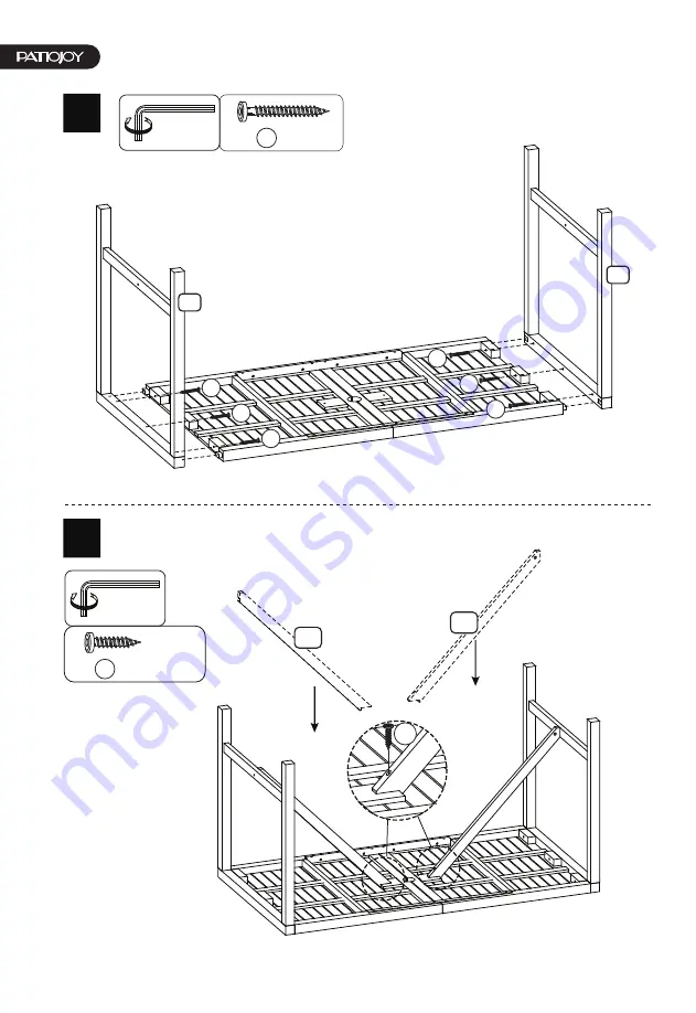 PATIOJOY HW70895 Manual Download Page 6