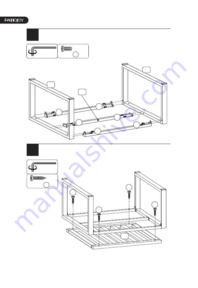 PATIOJOY HW70980 Manual Download Page 8