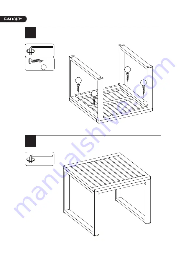 PATIOJOY HW70982 Manual Download Page 8