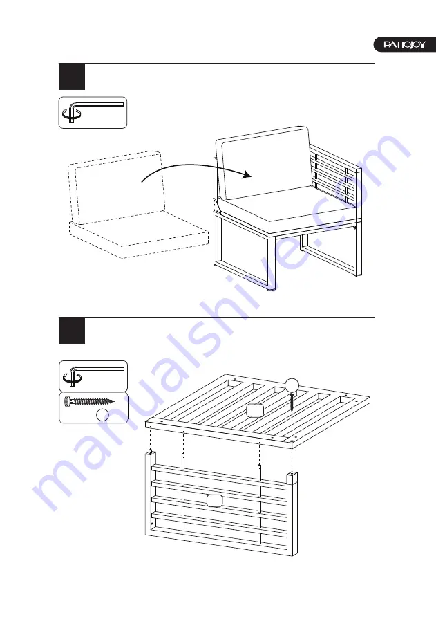 PATIOJOY HW70982 Manual Download Page 17