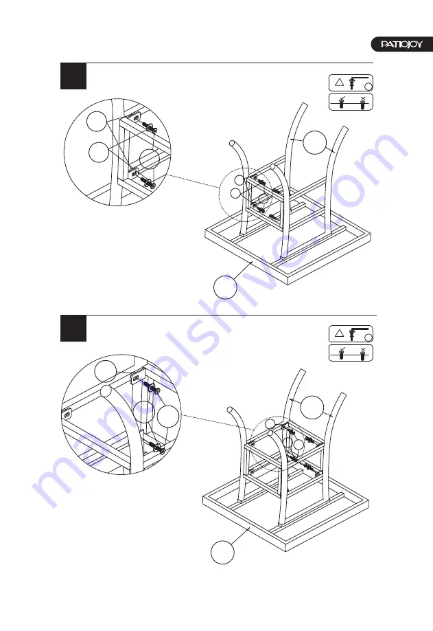 PATIOJOY HW71539 Manual Download Page 7