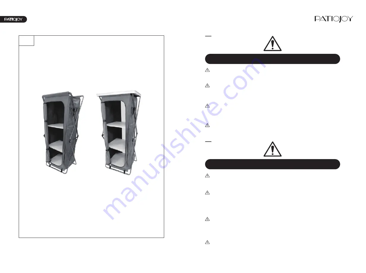 PATIOJOY NP10176 Quick Start Manual Download Page 4