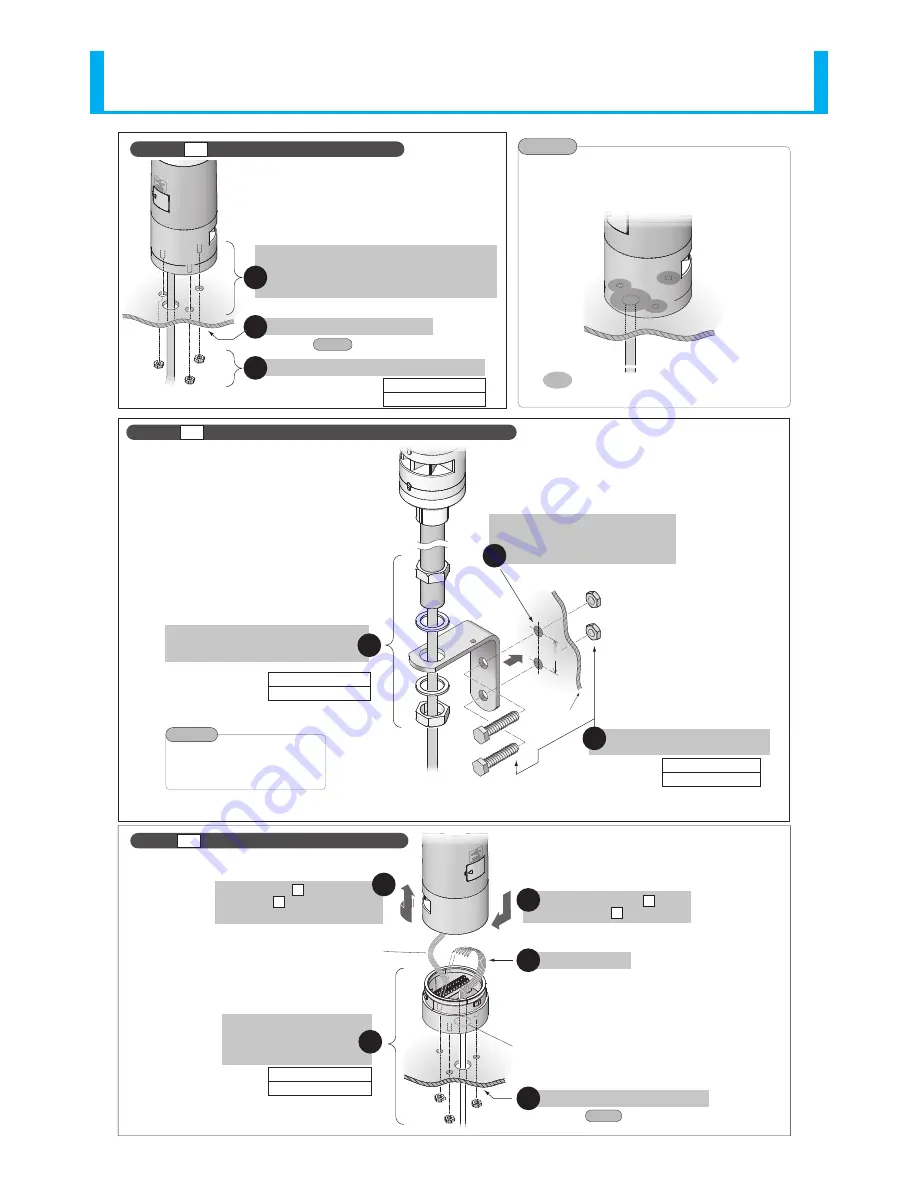 Patlite LA6 series Operation Manual Download Page 12