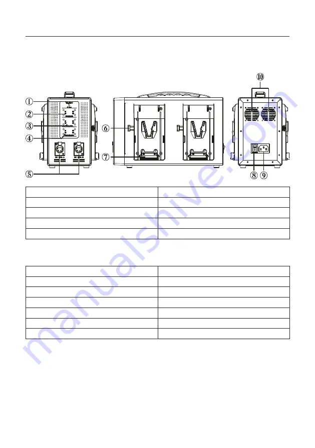 PATONA 4CH V-Mount Manual Download Page 3