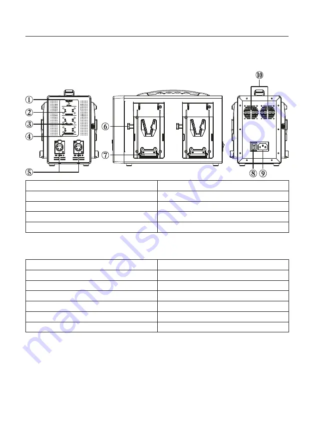 PATONA 4CH V-Mount Manual Download Page 11