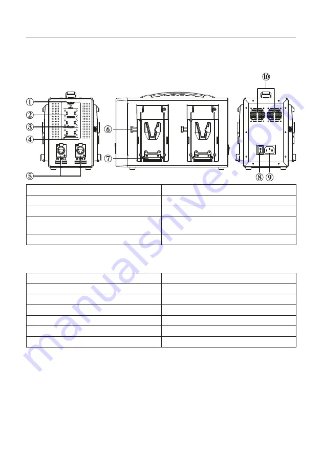 PATONA 4CH V-Mount Manual Download Page 15