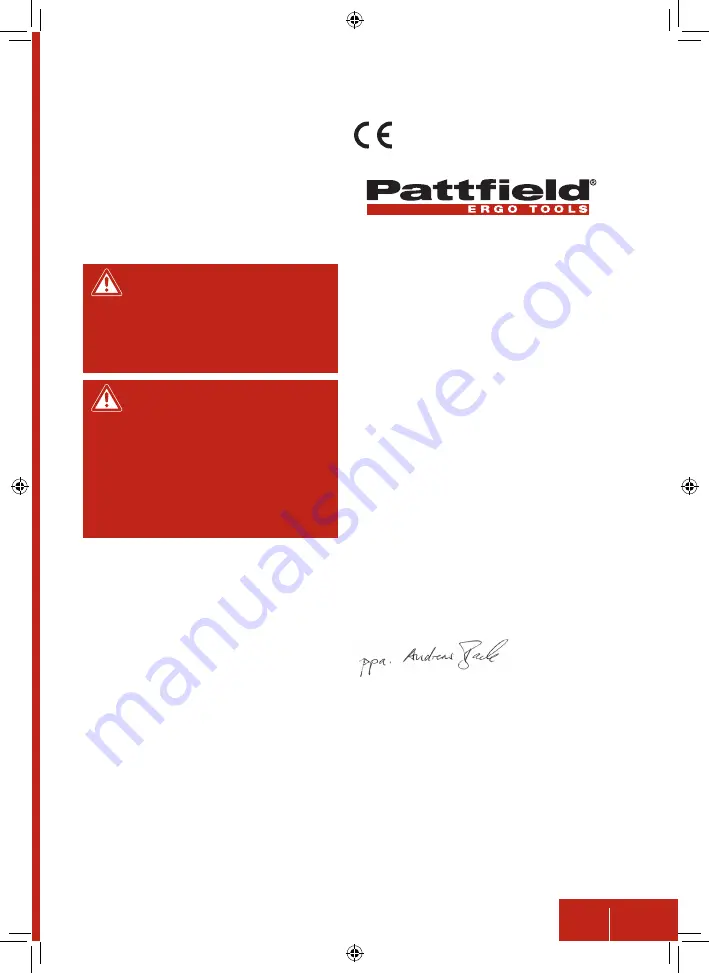 Pattfield Ergo Tools 4306517559625 Скачать руководство пользователя страница 15