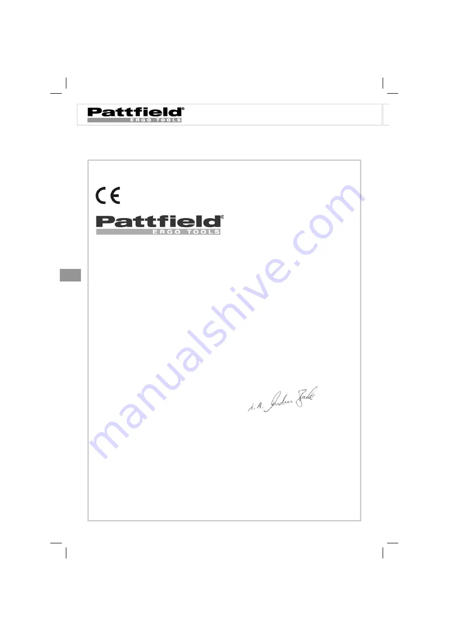 Pattfield Ergo Tools BASIC PE-ALB 18 Li Translation Of The Original Instructions Download Page 76