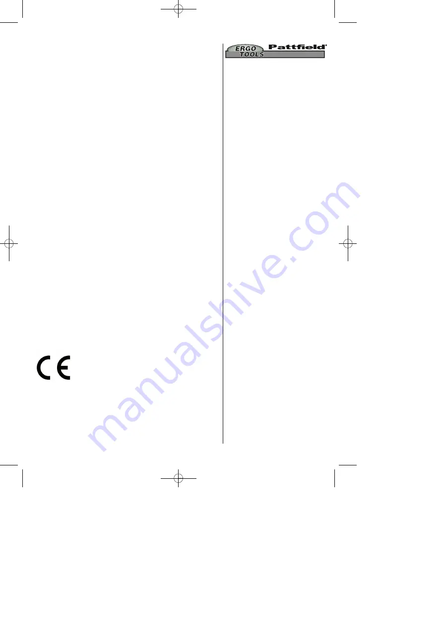 Pattfield Ergo Tools E-GP 8030 Скачать руководство пользователя страница 1