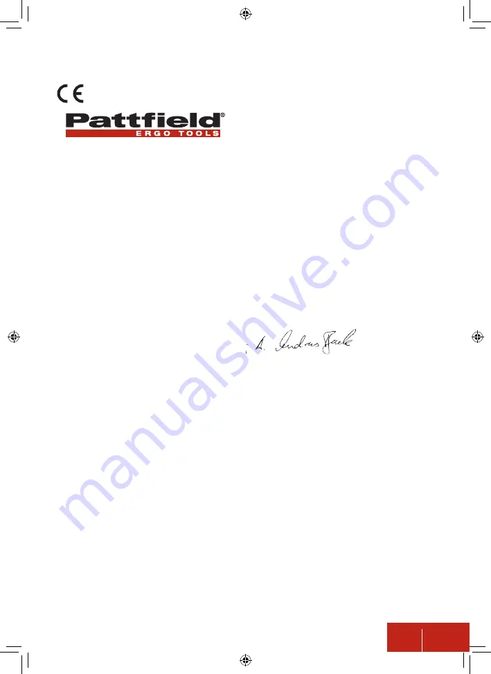 Pattfield Ergo Tools PE-ARM 3336 Li Manual Download Page 53