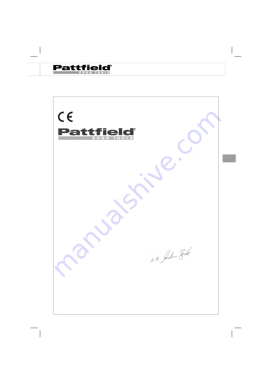 Pattfield Ergo Tools PE-ARM 36 Li Скачать руководство пользователя страница 73