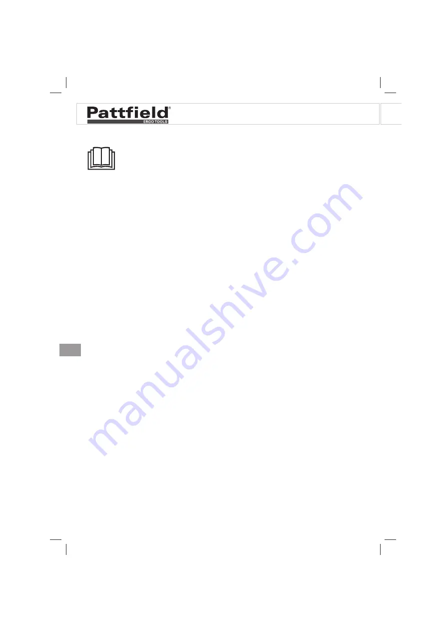Pattfield Ergo Tools PE-TP 1000 N Скачать руководство пользователя страница 108