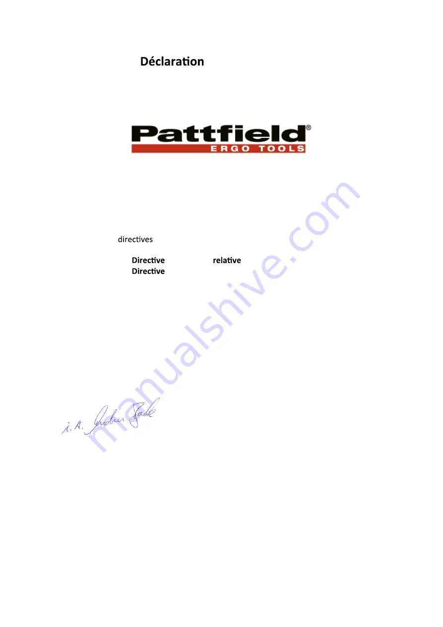 Pattfield 8876494 Original Instruction Download Page 22