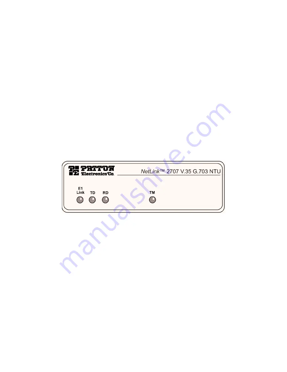 Patton electronics NetLink 2707C User Manual Download Page 14