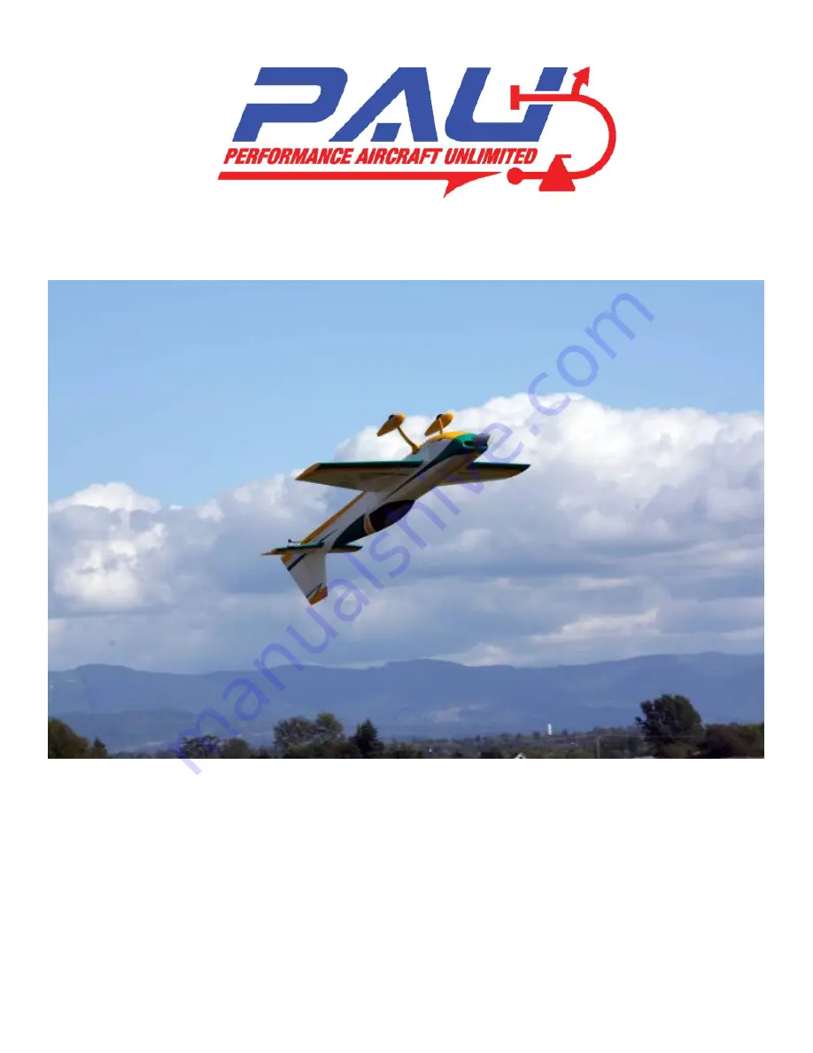 PAU 150cc Extra 300SP ARF Скачать руководство пользователя страница 1