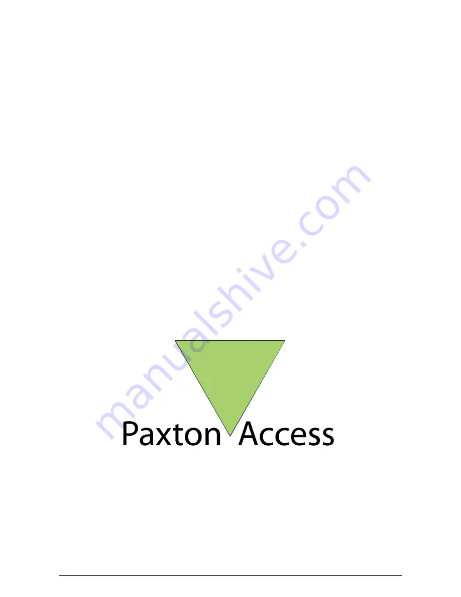 Paxton Switch2 Installation Manual Download Page 1