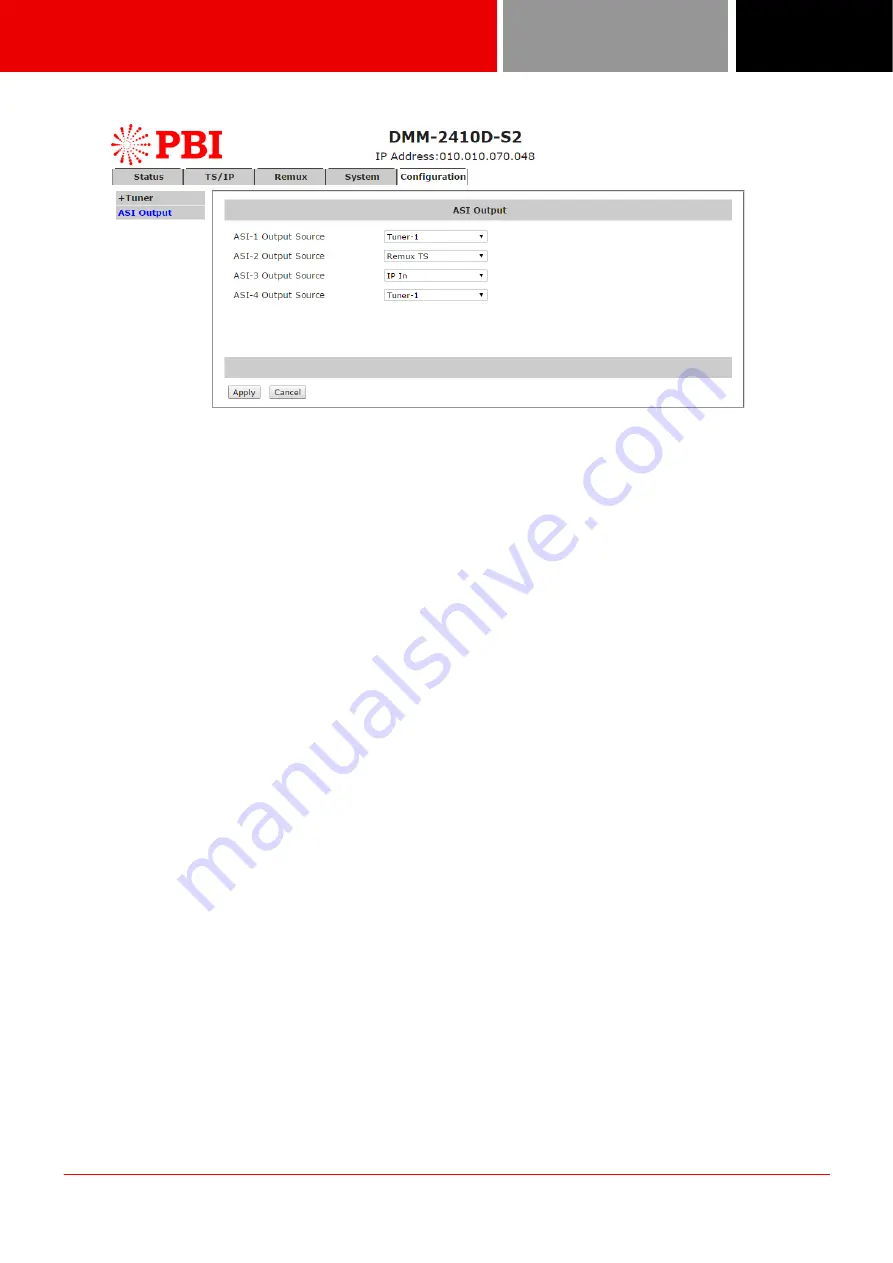 PBI DMN-2410D User Manual Download Page 17