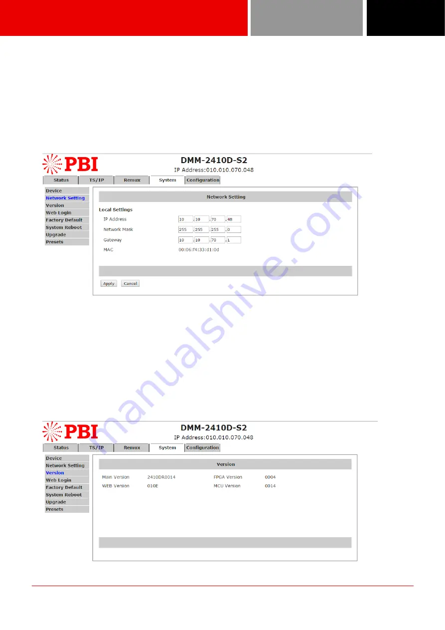 PBI DMN-2410D Скачать руководство пользователя страница 23