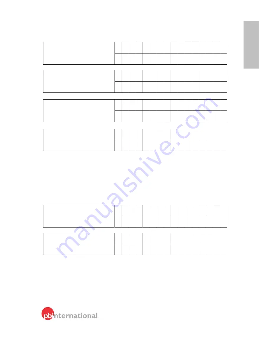 PBI SAS SUPER IAQ Instruction Manual Download Page 16