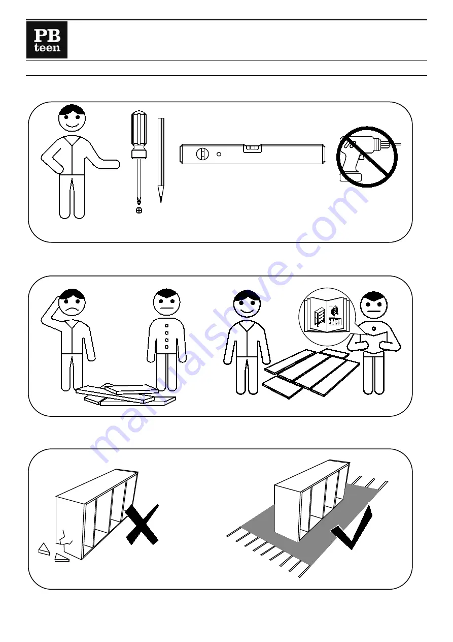 PBteen FINDLEY Assembly Instructions Manual Download Page 2