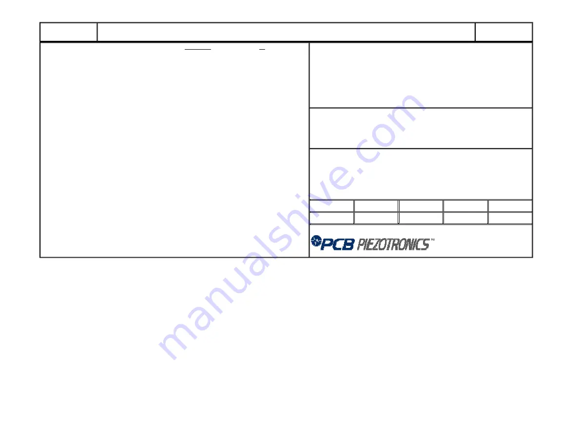 PCB Piezotronics 103B02 Скачать руководство пользователя страница 7