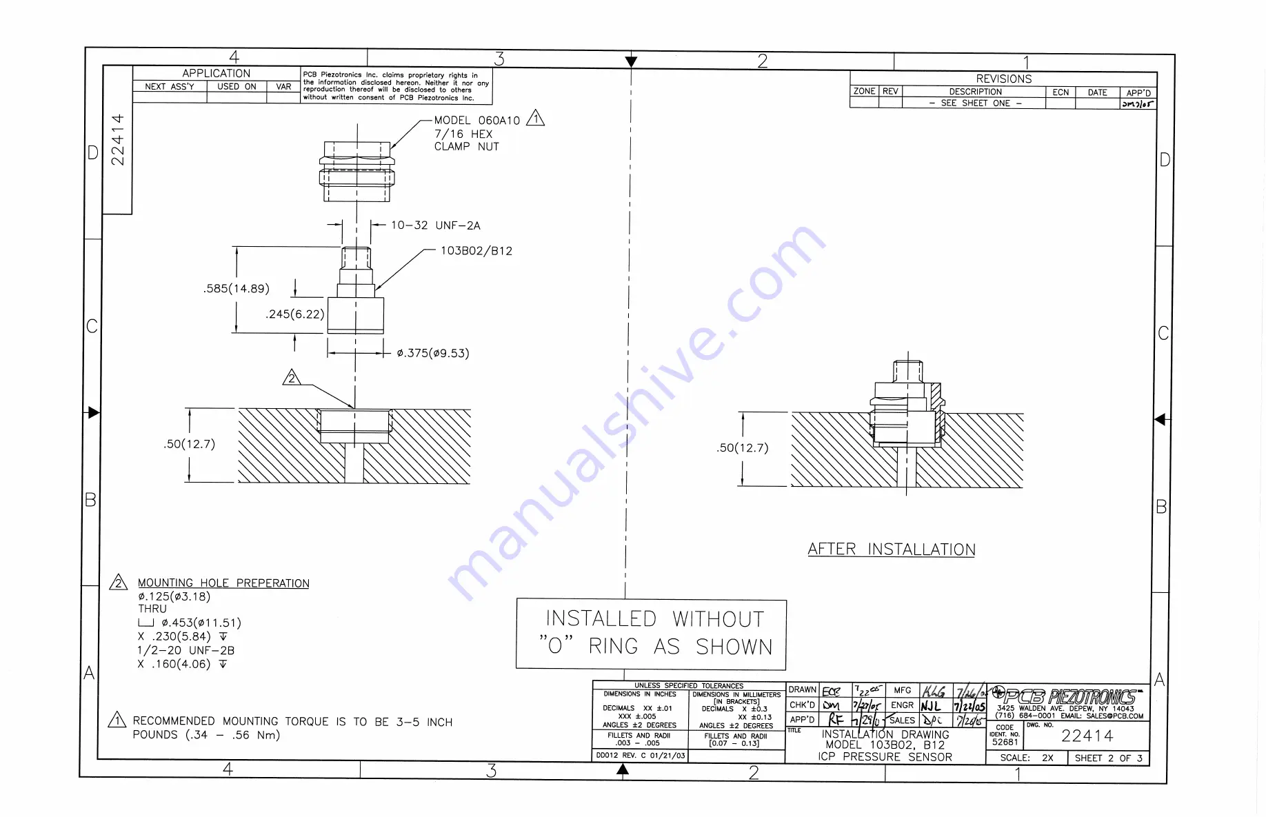 PCB Piezotronics 103B12 Скачать руководство пользователя страница 9