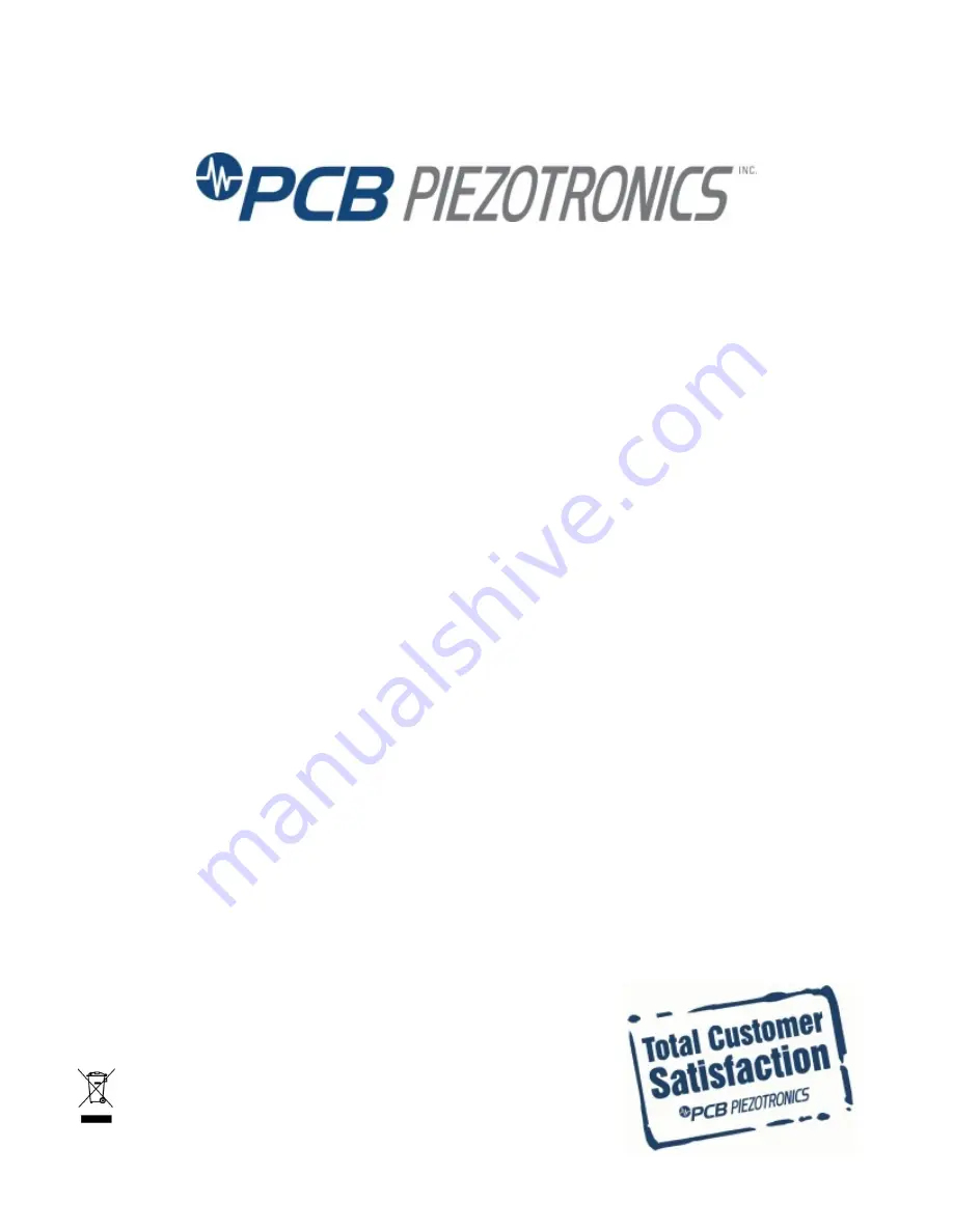 PCB Piezotronics 201B76 Installation And Operating Manual Download Page 1