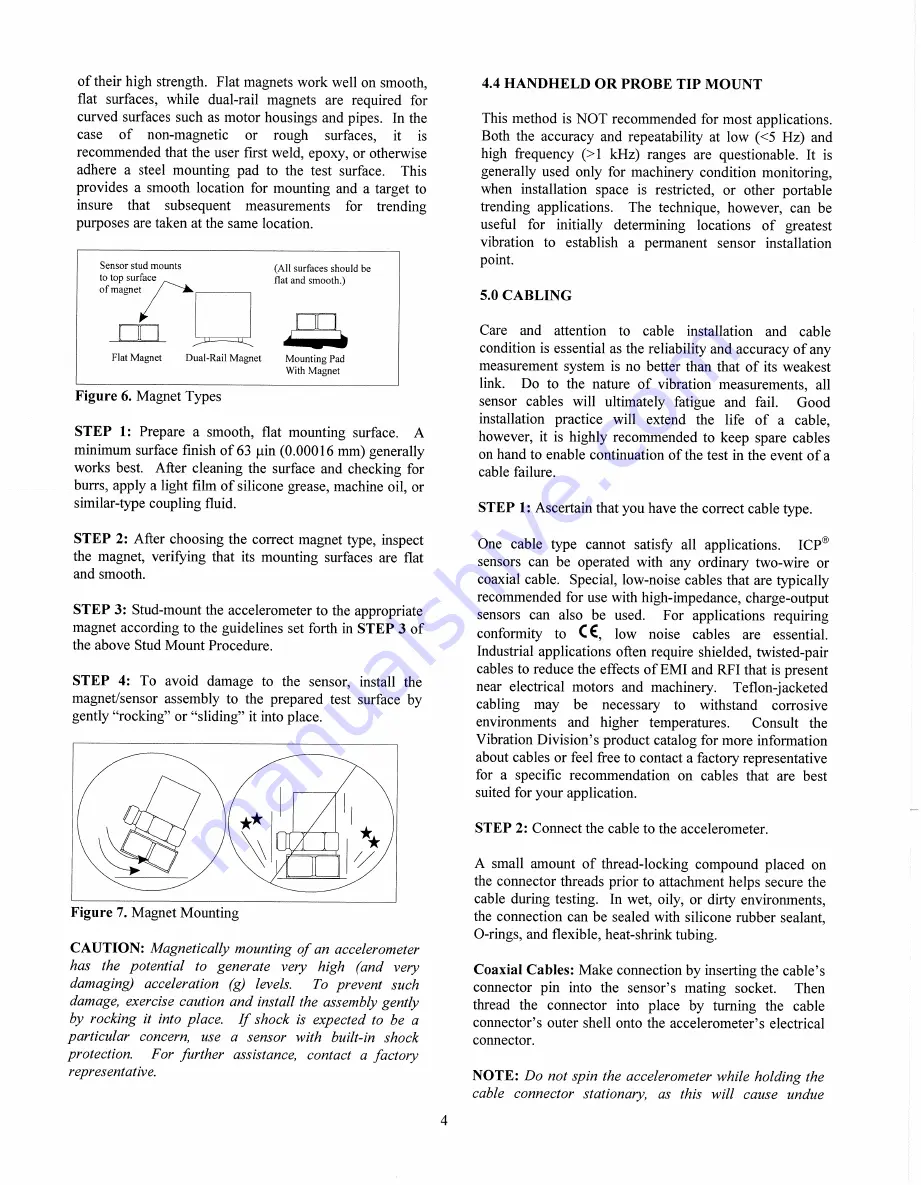 PCB Piezotronics 320C04 Installation And Operating Manual Download Page 7