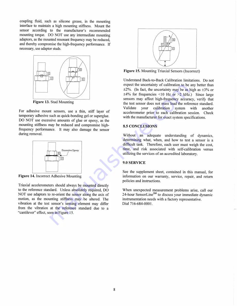 PCB Piezotronics 350C03 Installation And Operating Manual Download Page 13